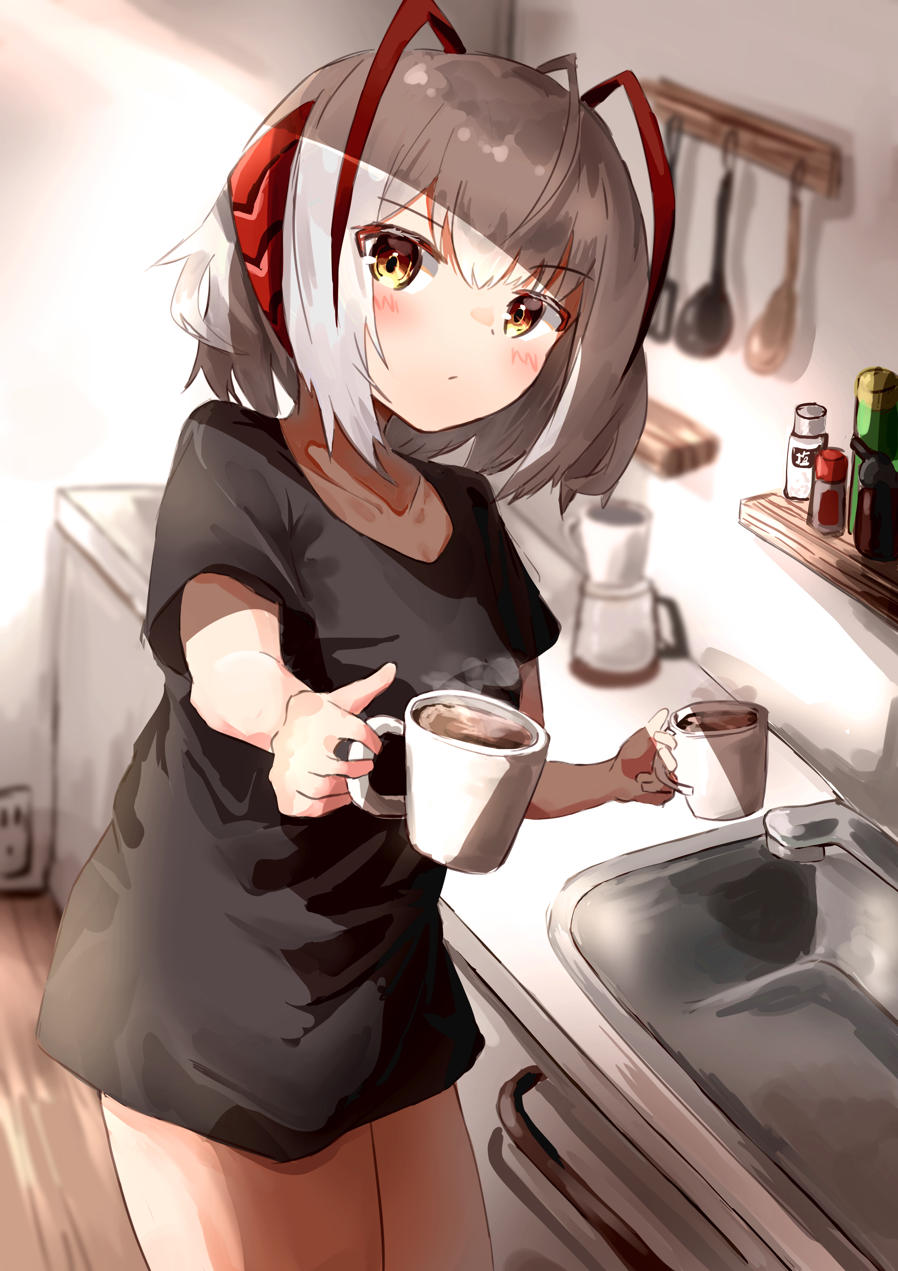 「ほら、あんたも飲むでしょ？」