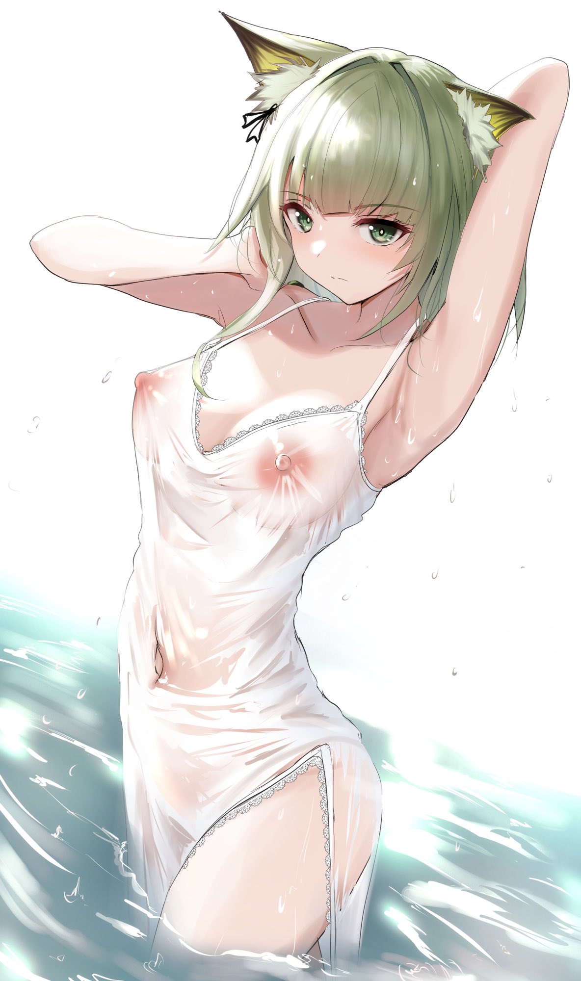 水浴びケルシー